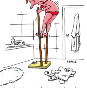 Humor zum Sonntag: Just as she suspected - she was underweight for a woman of her height.